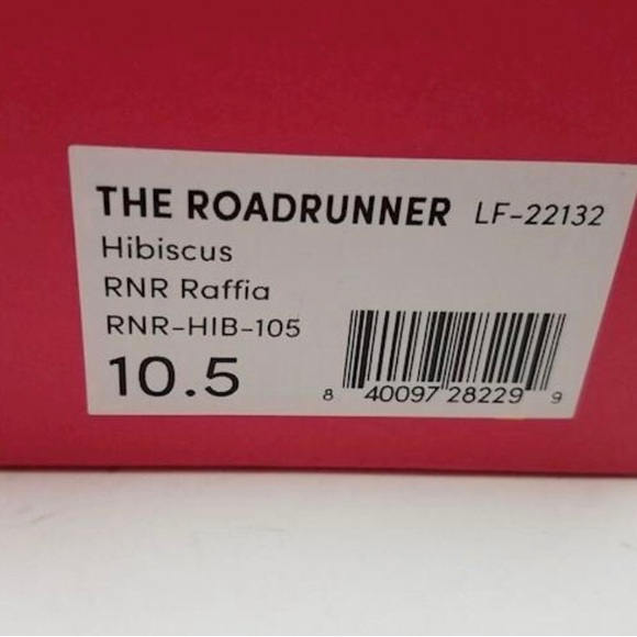 THE ROADRUNNER in Birdies x 21SEED 
Hibiscus Raffia size 10.5 with Box - Picture 4 of 9